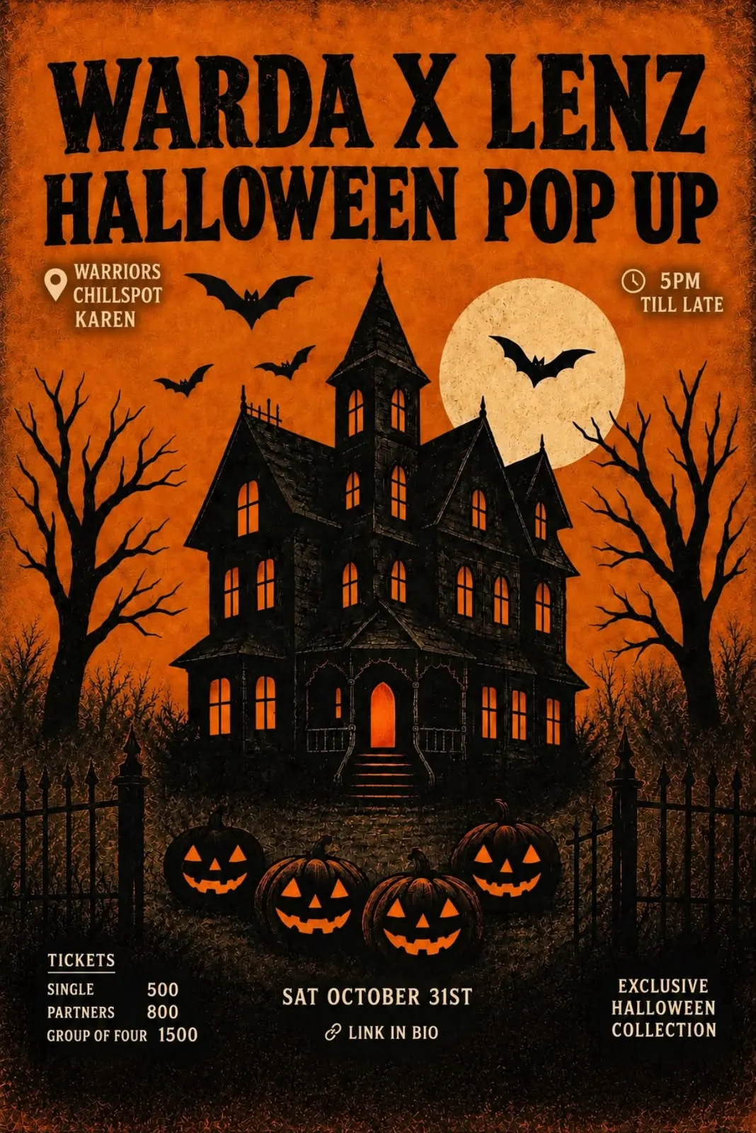 HALLOWEEN POP UP PARTY