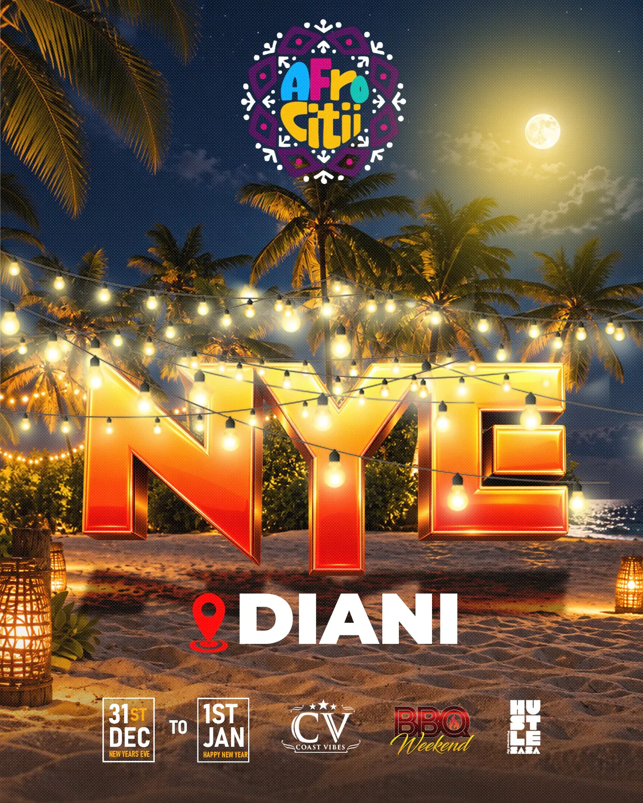 Afrocitii NYE Diani